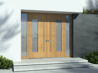 Дървени входни врати 622A